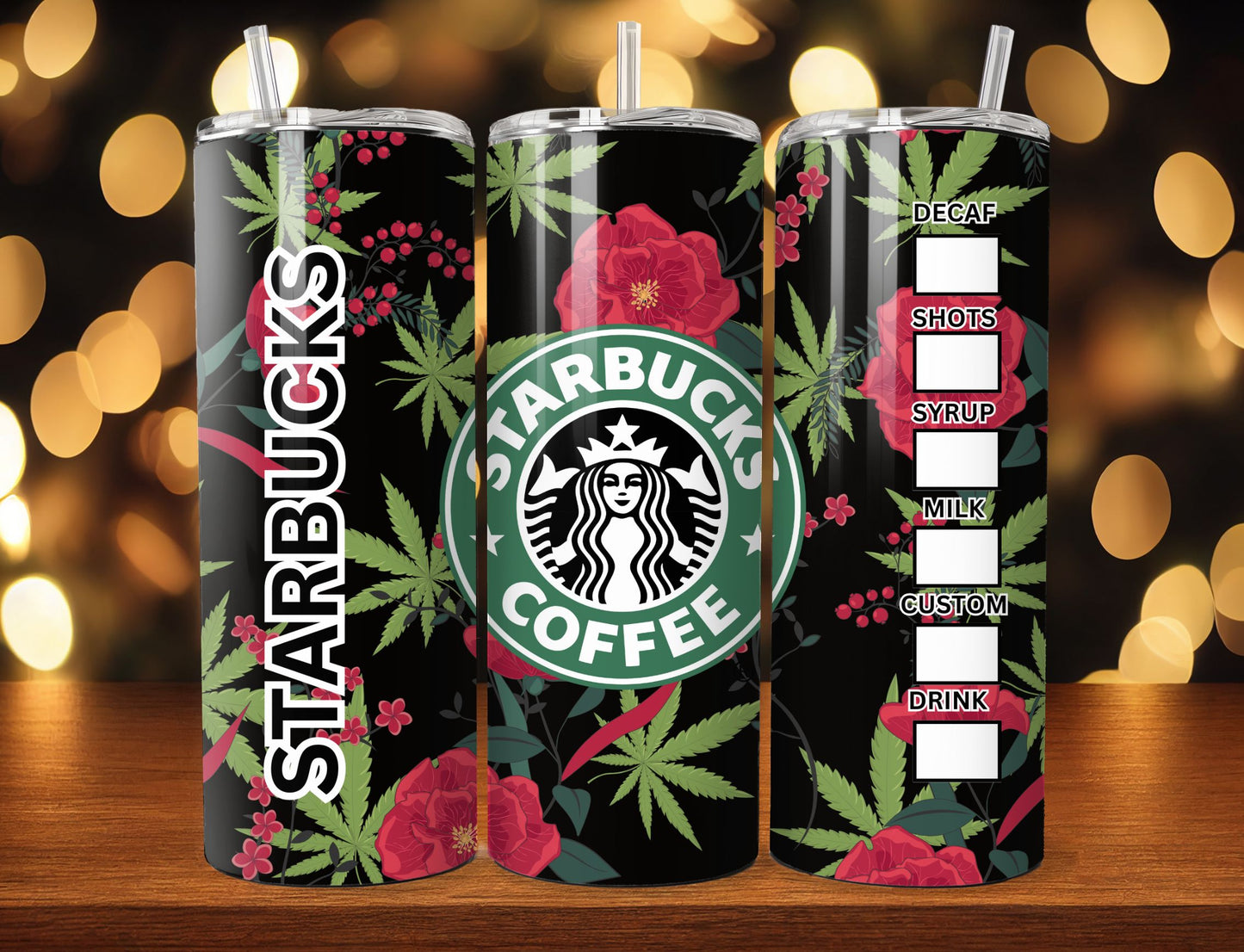 Cannabis Coffee Sublimation 20oz Images Bundle