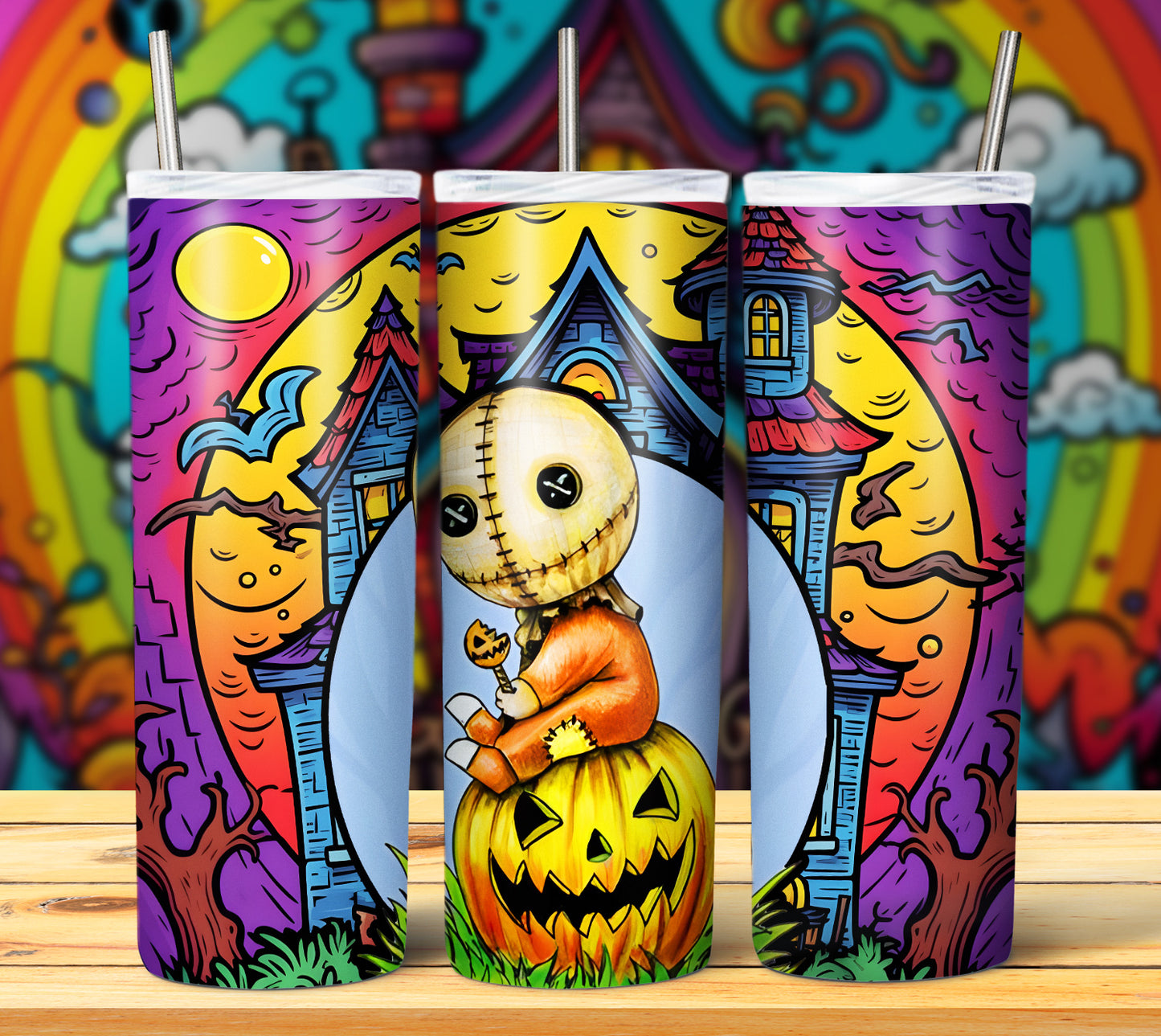 Sam Halloween Sublimation 20oz Images Bundle