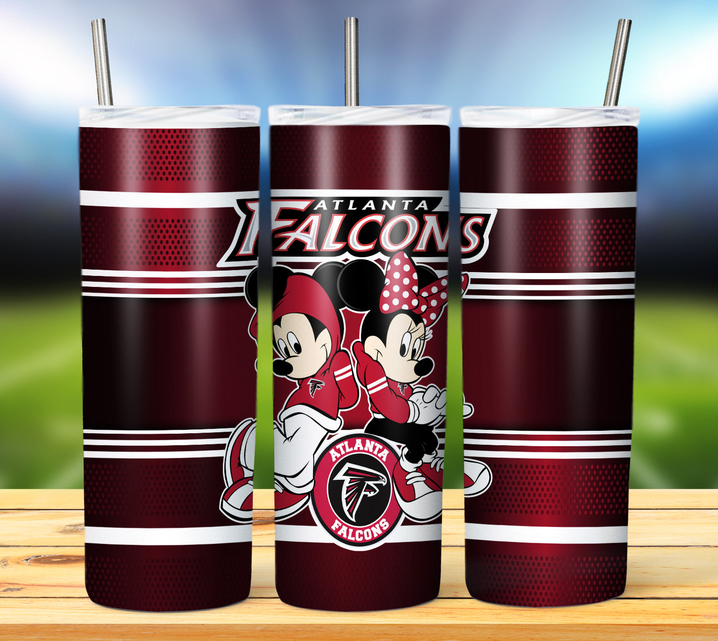 Football 20oz Sublimation Tumbler Image