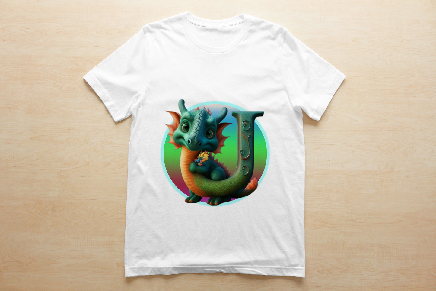 Kids ABC Dragon Images Sublimation/DTF T-Shirt Bundle