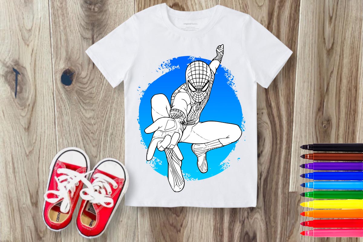 Coloring Cartoon Sublimation/DTF T-Shirt Images Bundle