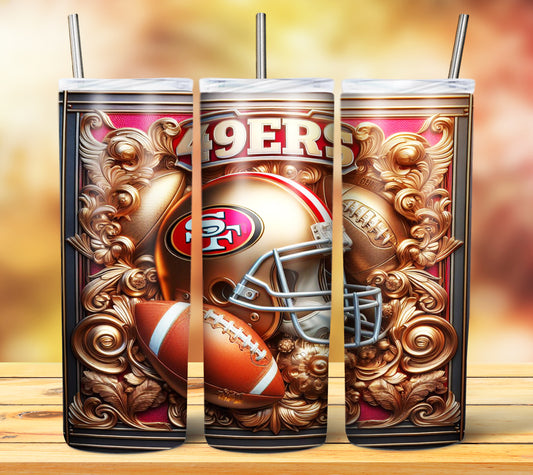 Football 20oz Sublimation Tumbler Images Bundle