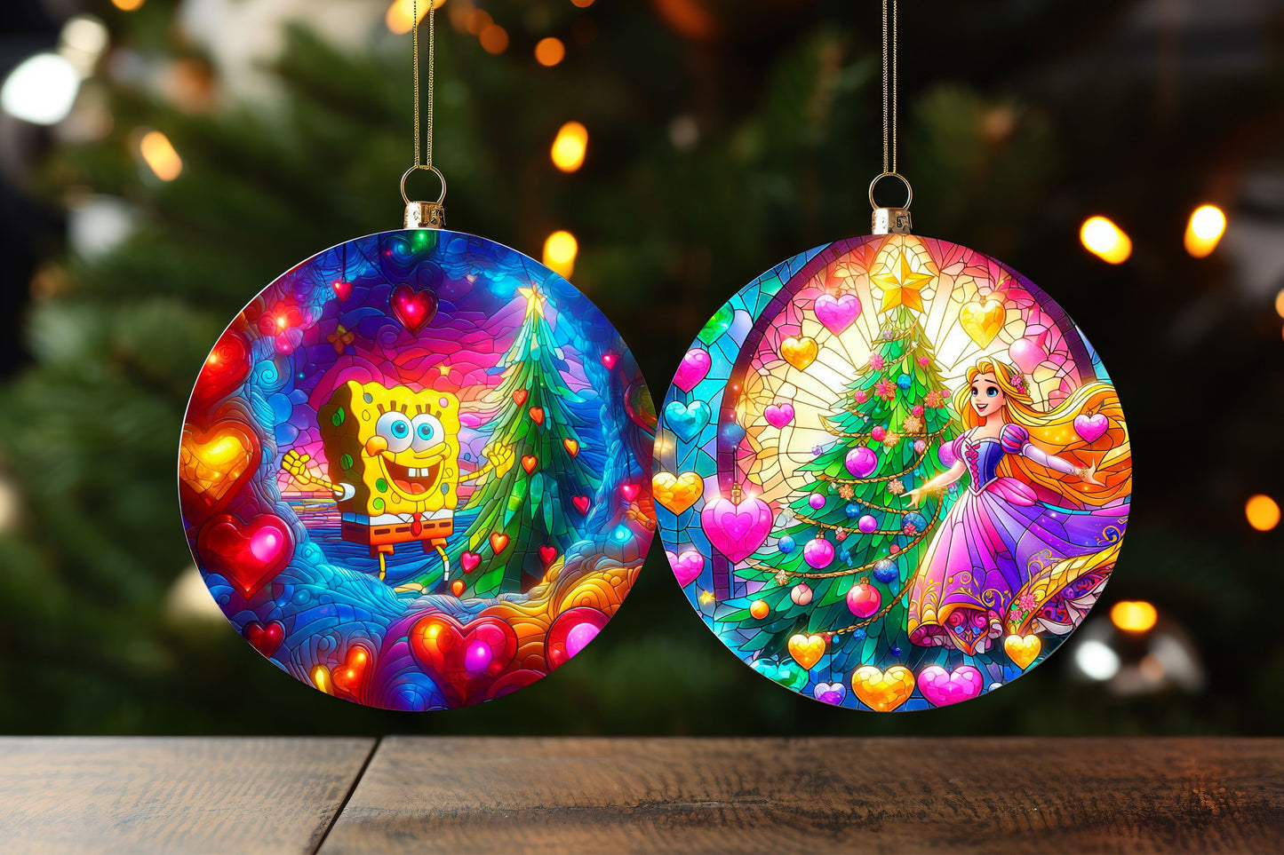 100+ Christmas Sublimation Ornament/Car Coaster Images Bundle