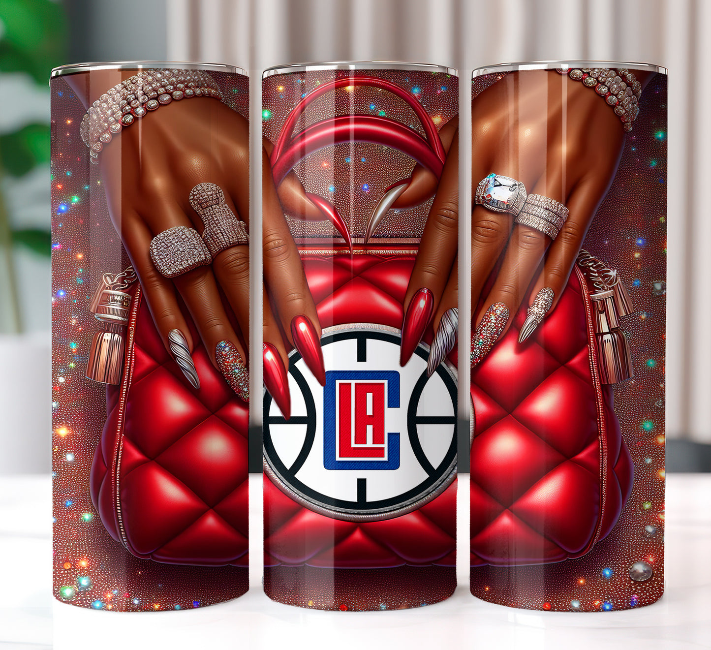 Basketball Bag 20oz Sublimation Tumbler Image