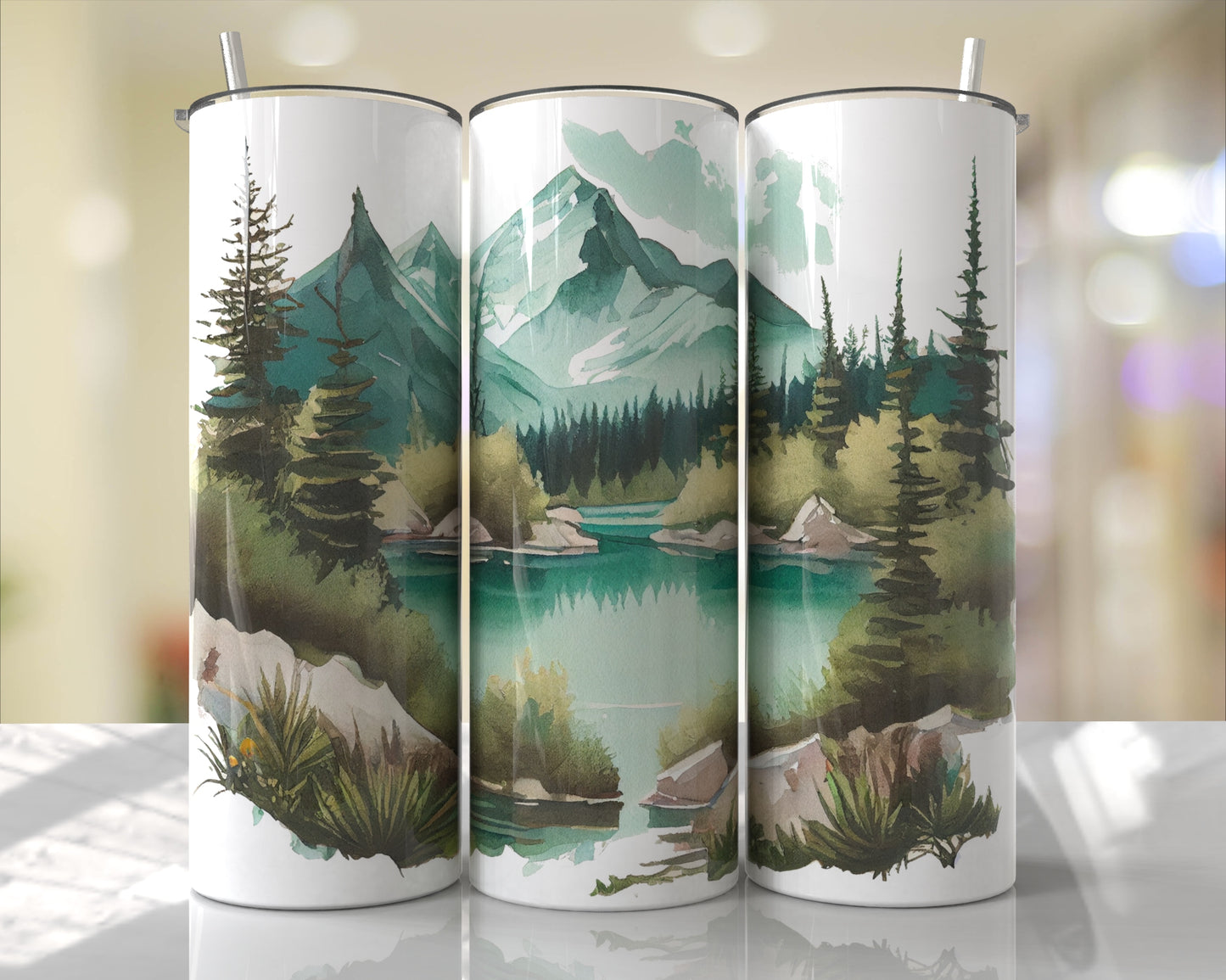 Lake 20oz Sublimation Tumbler Image