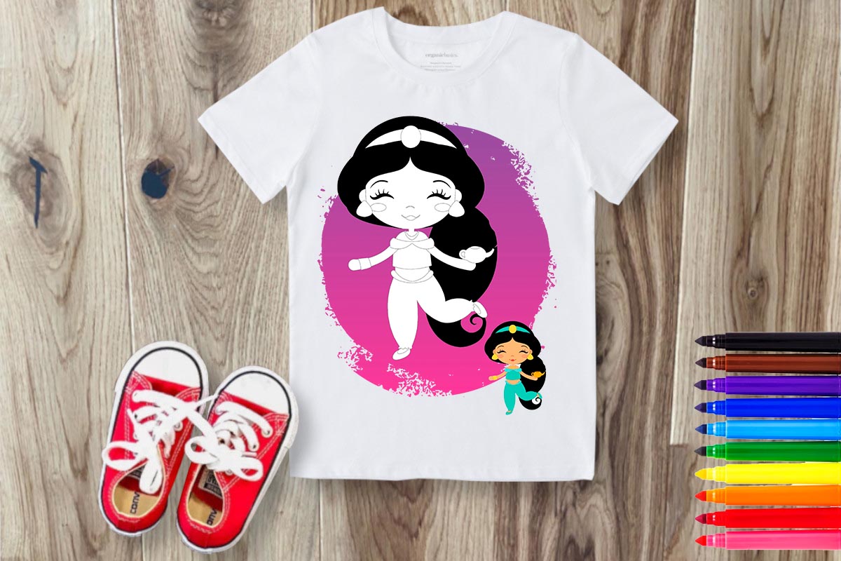 Coloring Cartoon Sublimation/DTF T-Shirt Images Bundle