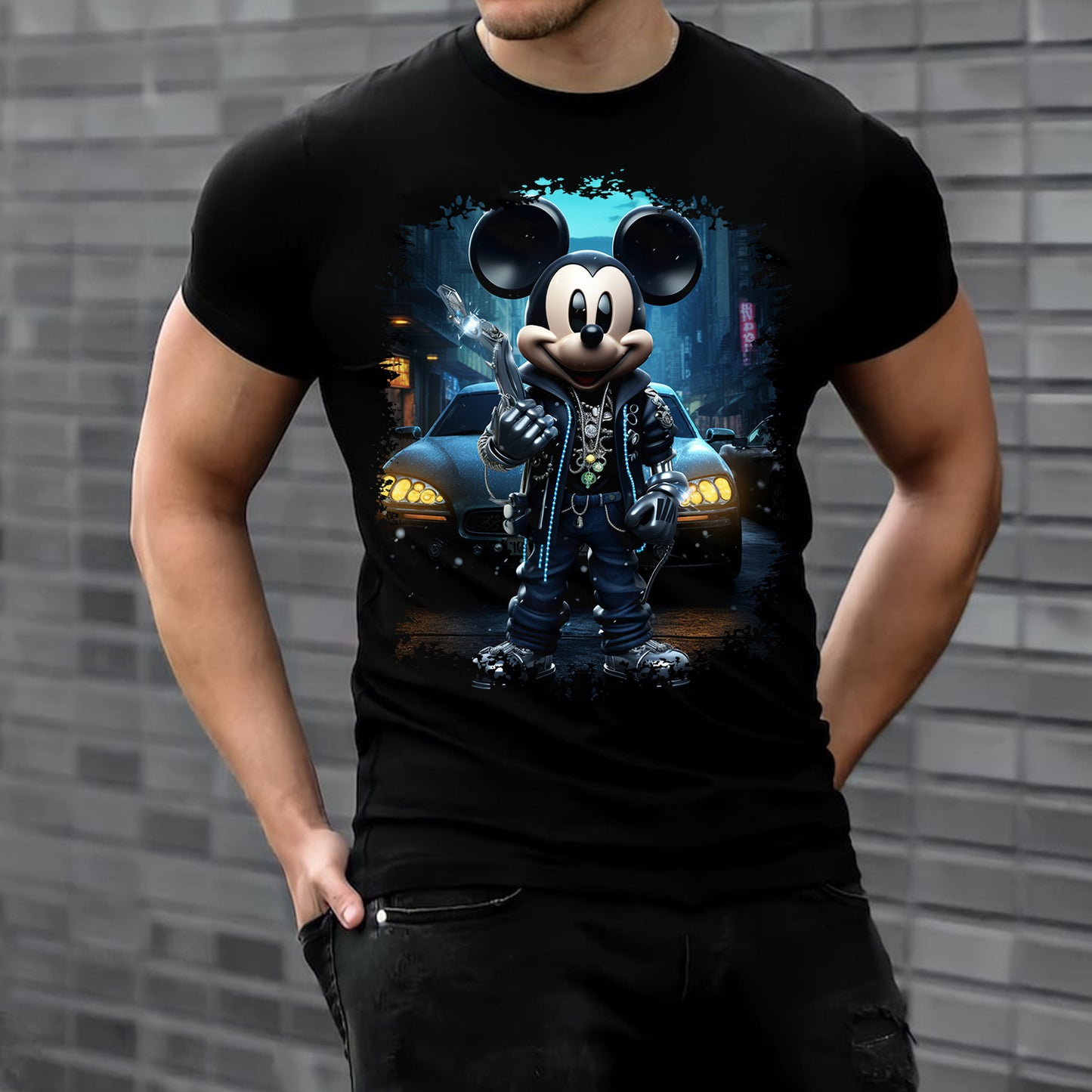 Cartoon Gangster Sublimation T-Shirt/DTF Images Bundle