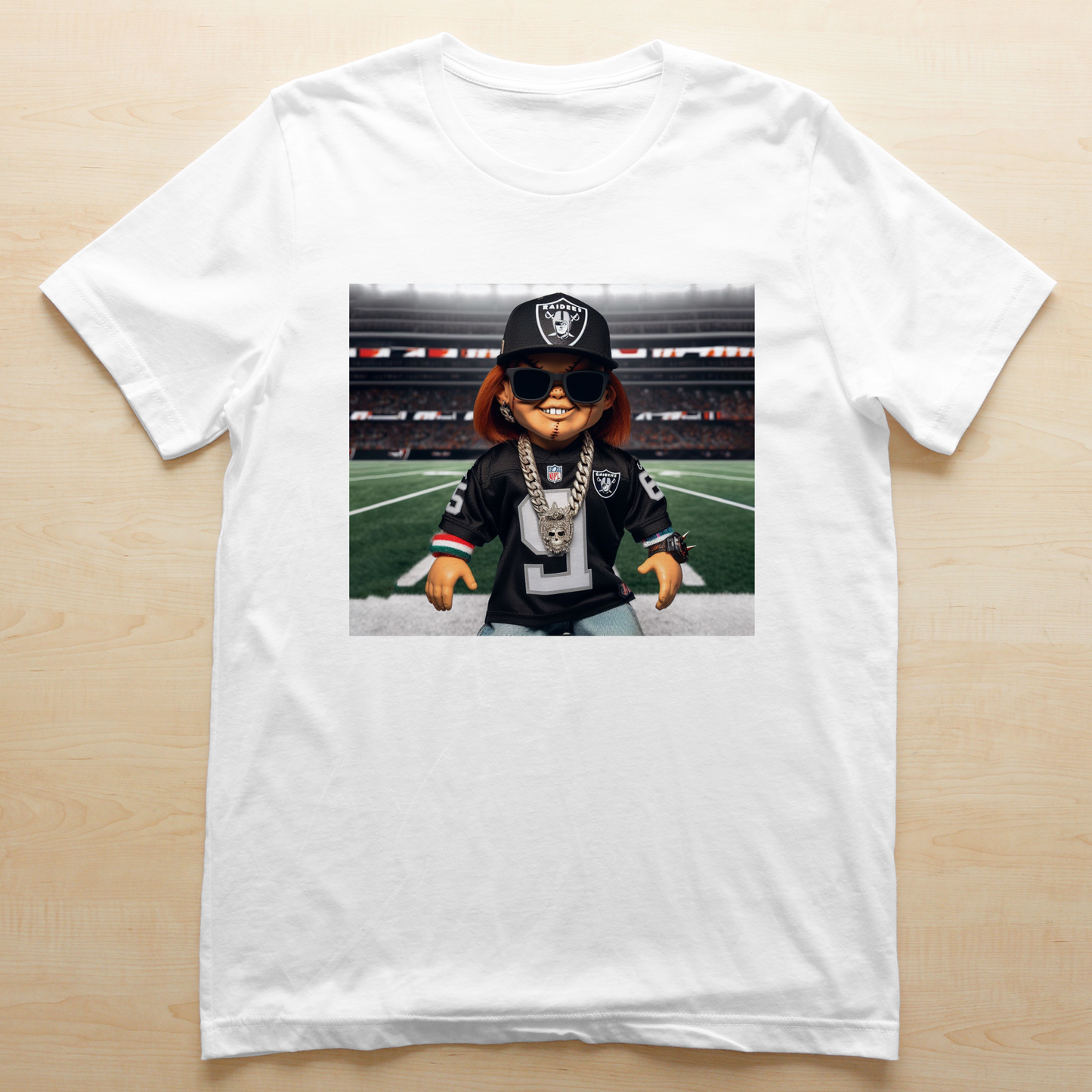 Chucky Football Sublimation/DTF T-Shirt Images Bundle