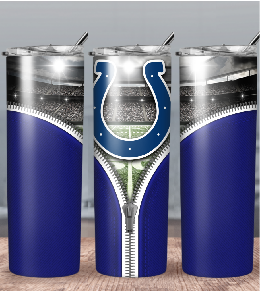 Football 20oz Sublimation Tumbler Image