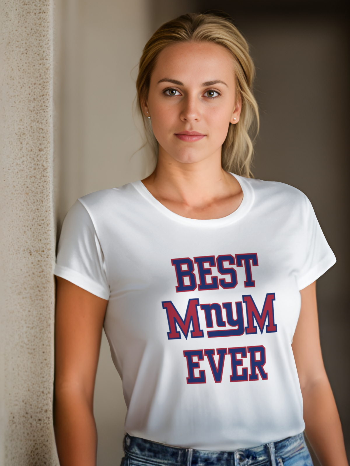 Mom Football Sublimation/DTF T-Shirt Images