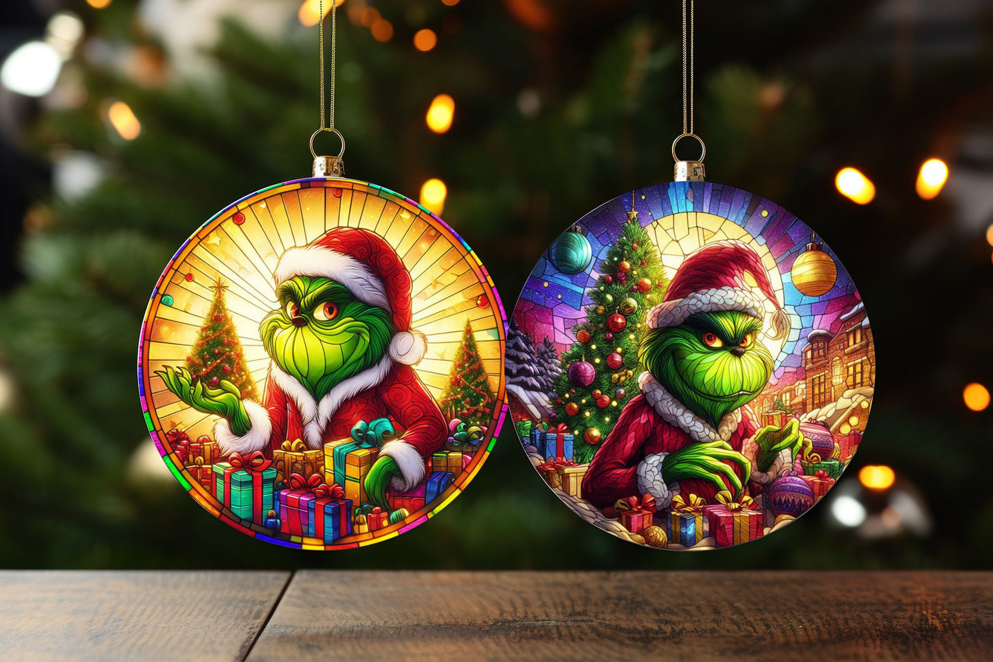 100+ Christmas Sublimation Ornament/Car Coaster Images Bundle