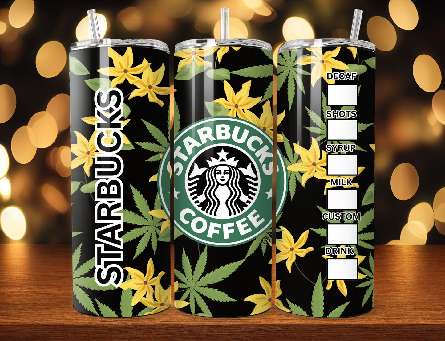 Cannabis Coffee Sublimation 20oz Images Bundle