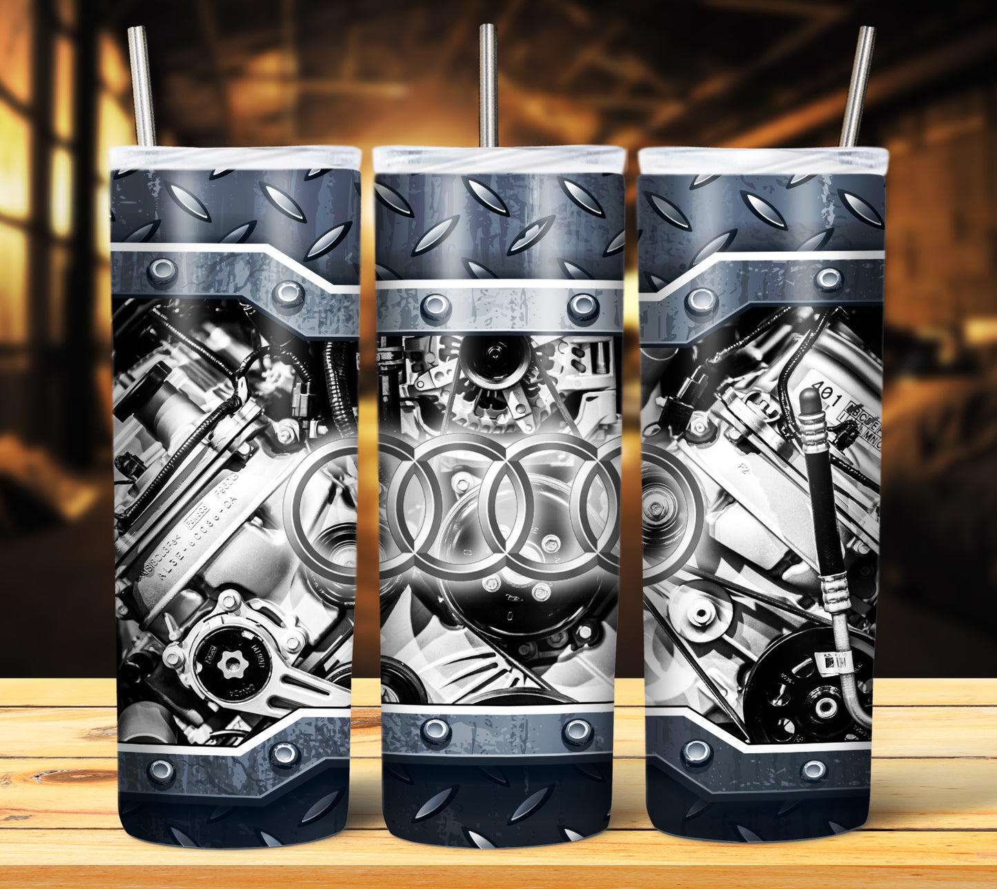 Car Logo 20oz Sublimation Tumbler Image