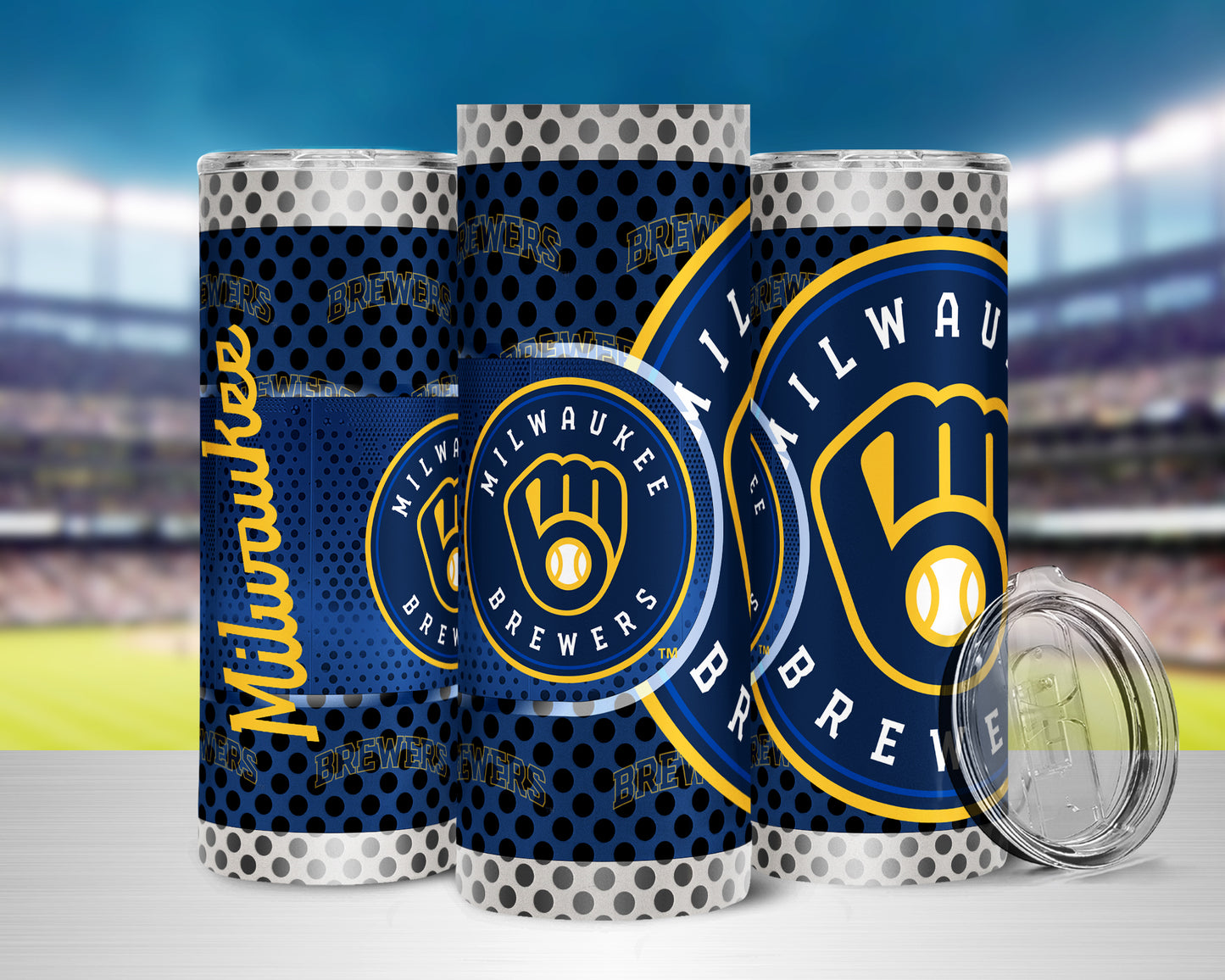 Baseball 20oz Sublimation Tumbler Image