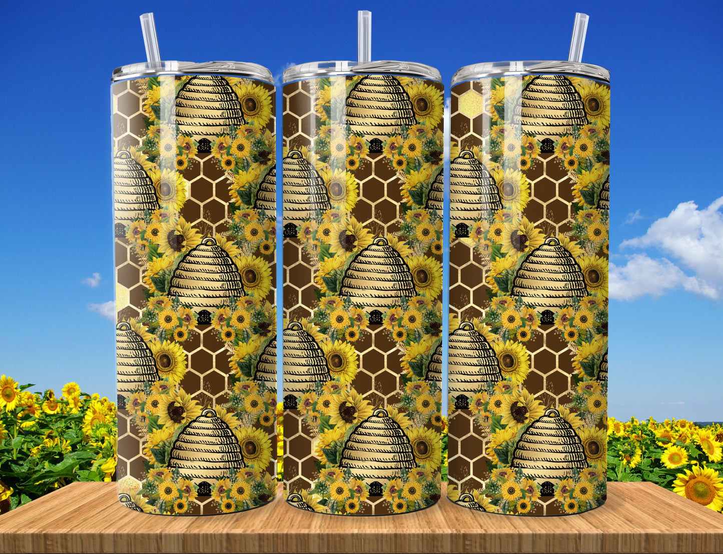 Sunflowers Sublimation 20oz Images Bundle