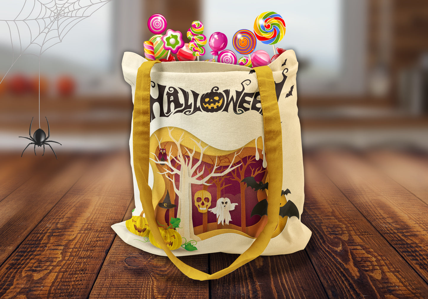 Halloween Treat Bag Sublimation Images Bundle