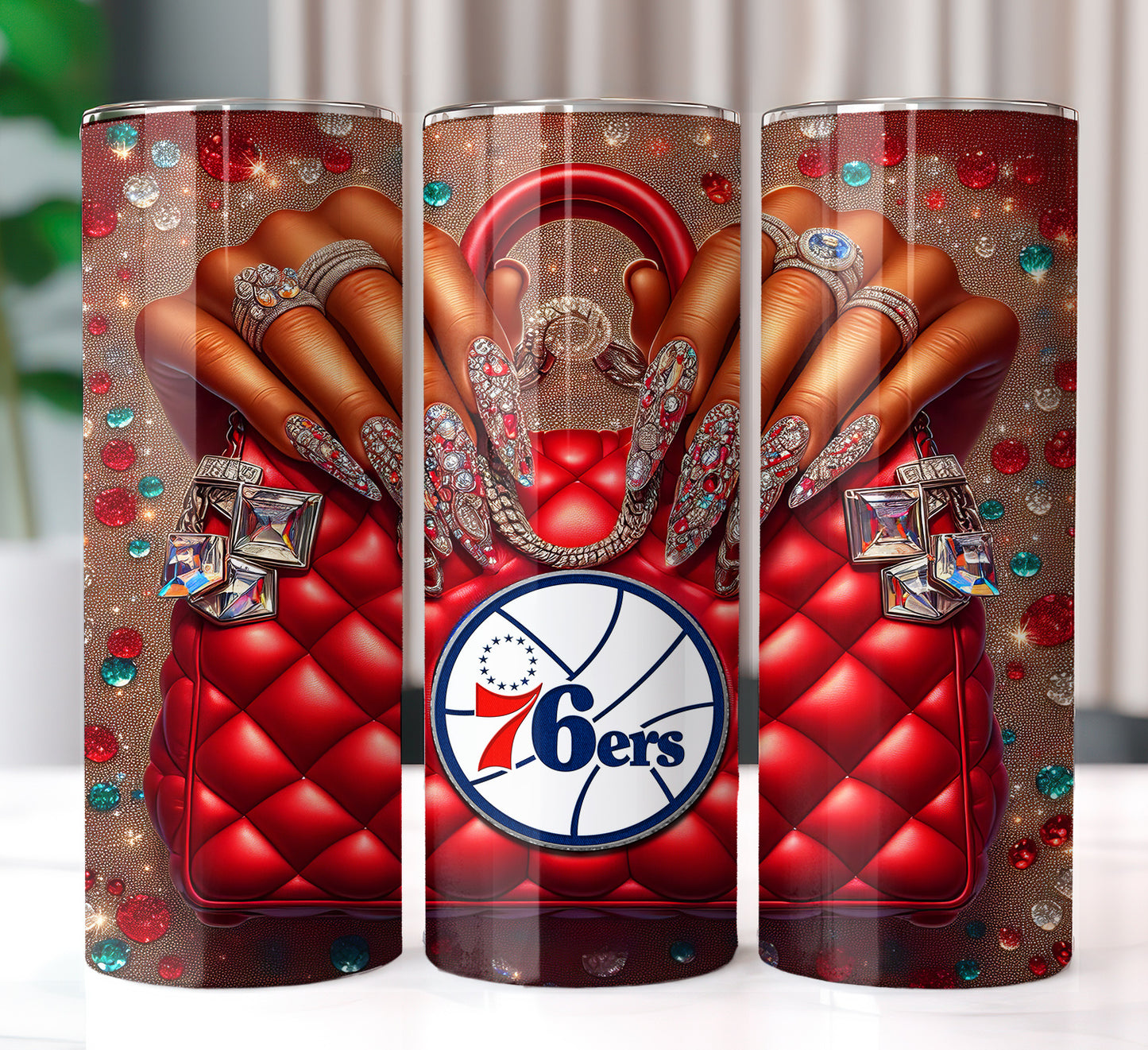 Basketball Bag 20oz Sublimation Tumbler Image