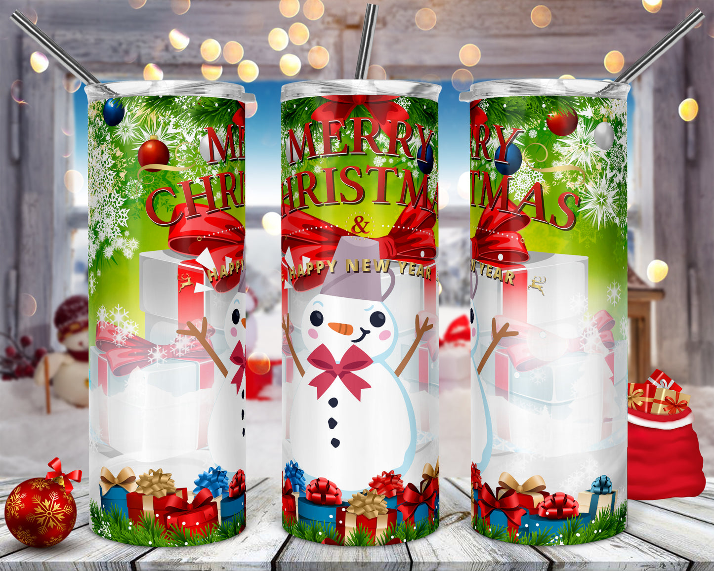 50+ Christmas Sublimation 20oz Images Bundle