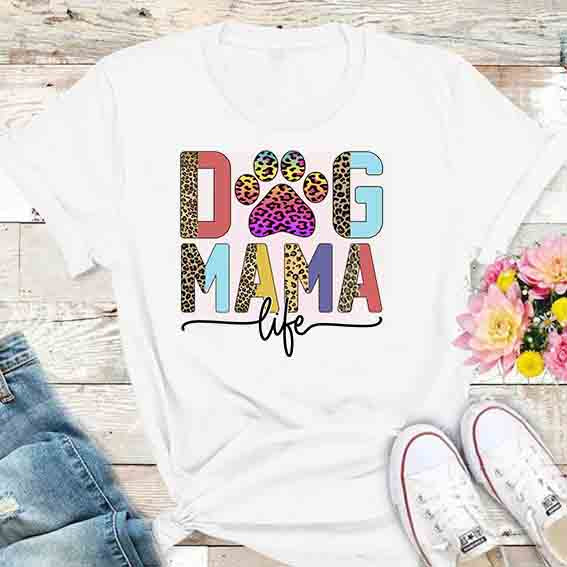 Dog Mom Sublimation/DTF T-Shirt Images Bundle