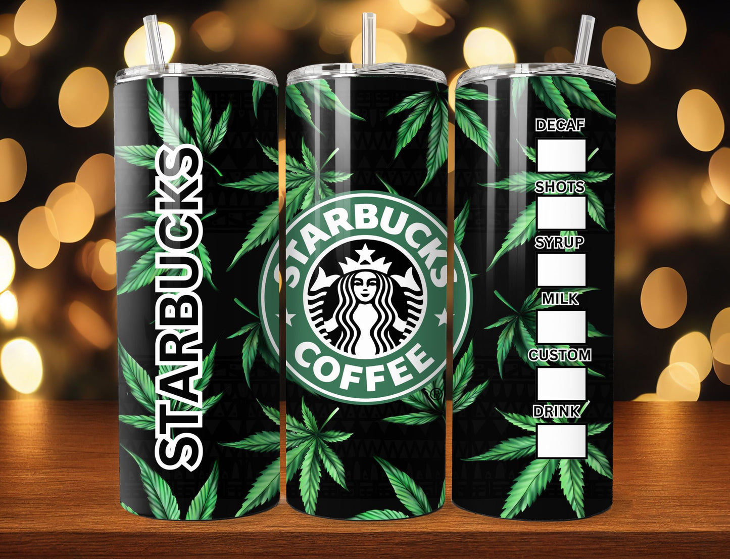 Cannabis Coffee Sublimation 20oz Images Bundle