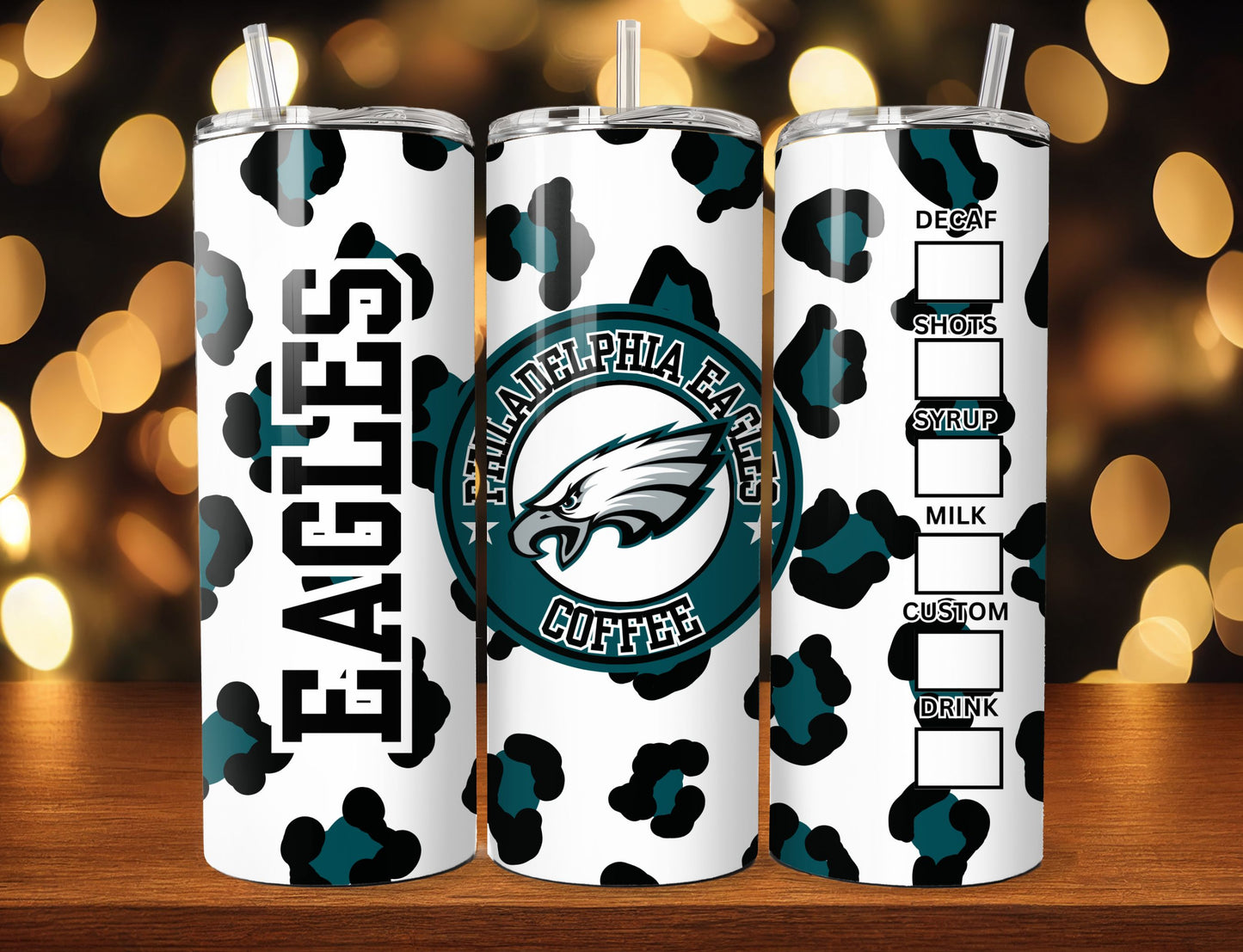 Football 20oz Sublimation Tumbler Image