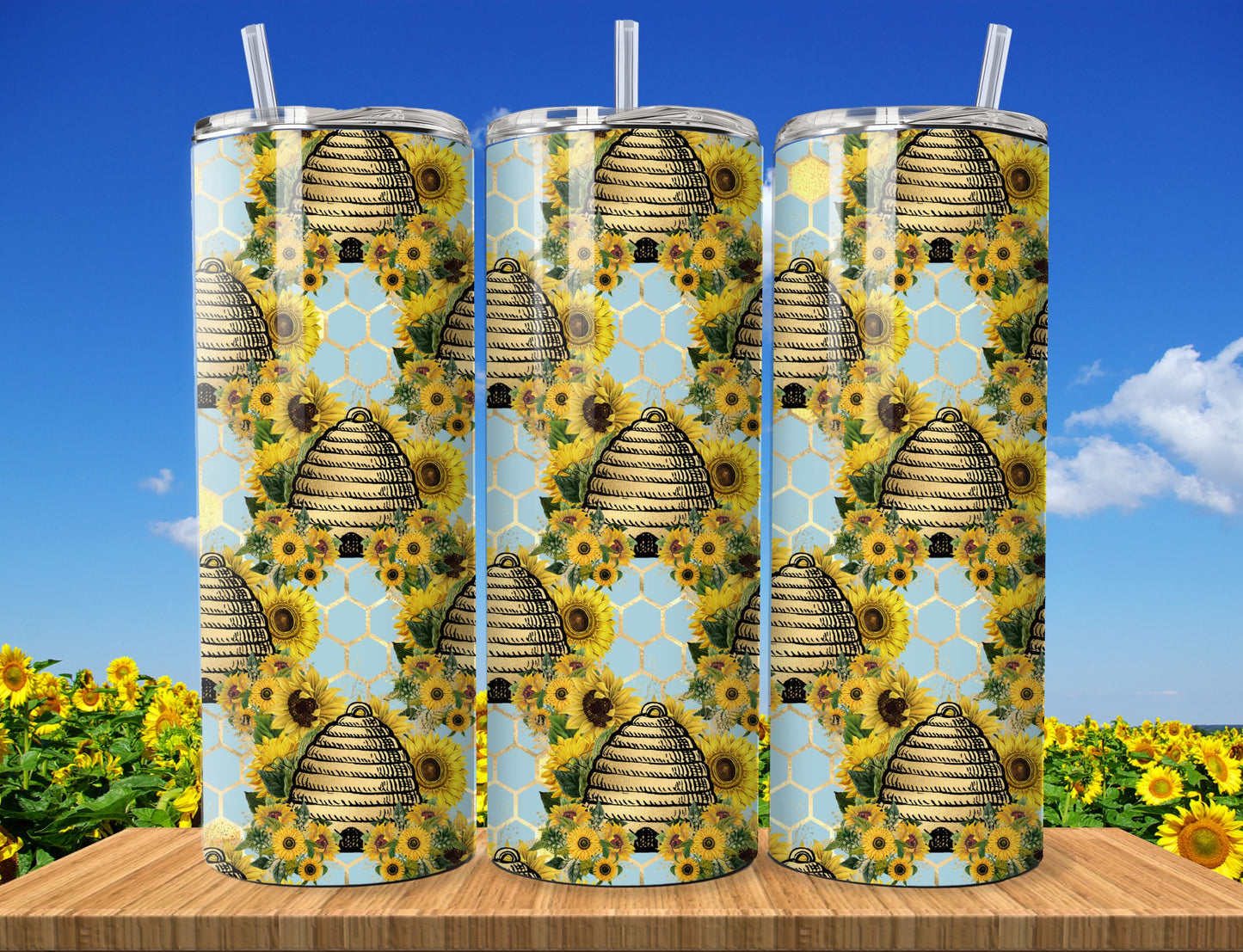 Sunflowers Sublimation 20oz Images Bundle