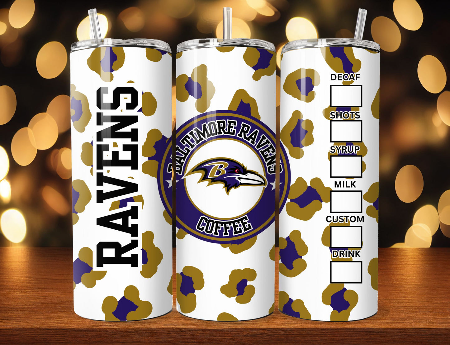 Football 20oz Sublimation Tumbler Image