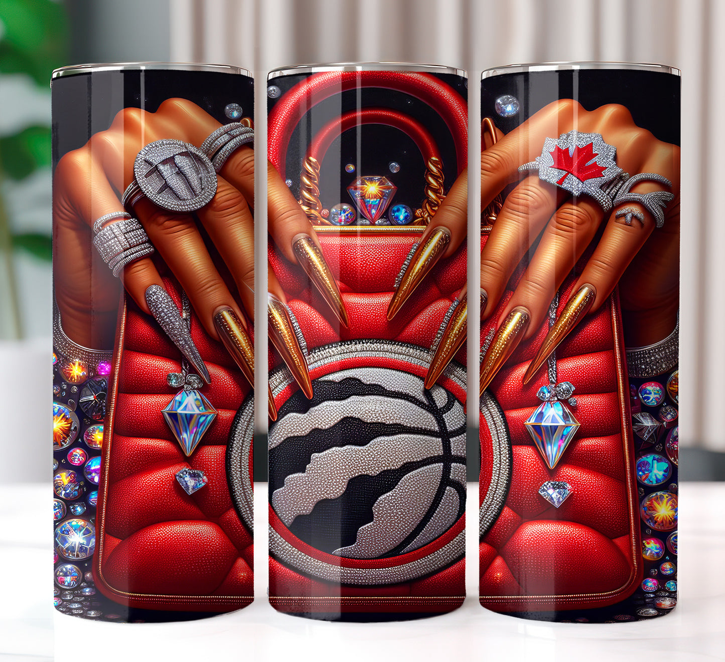 Basketball Bag 20oz Sublimation Tumbler Image