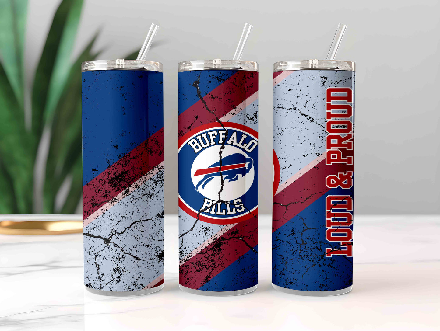 Football 20oz Sublimation Tumbler Image