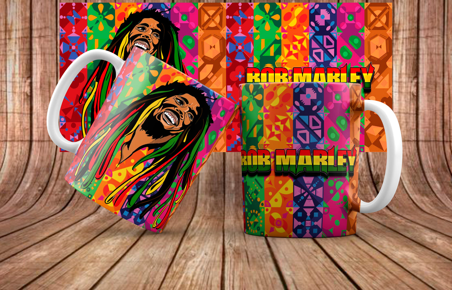 Bob Marley Mug Sublimation Images Bundle 11/15oz