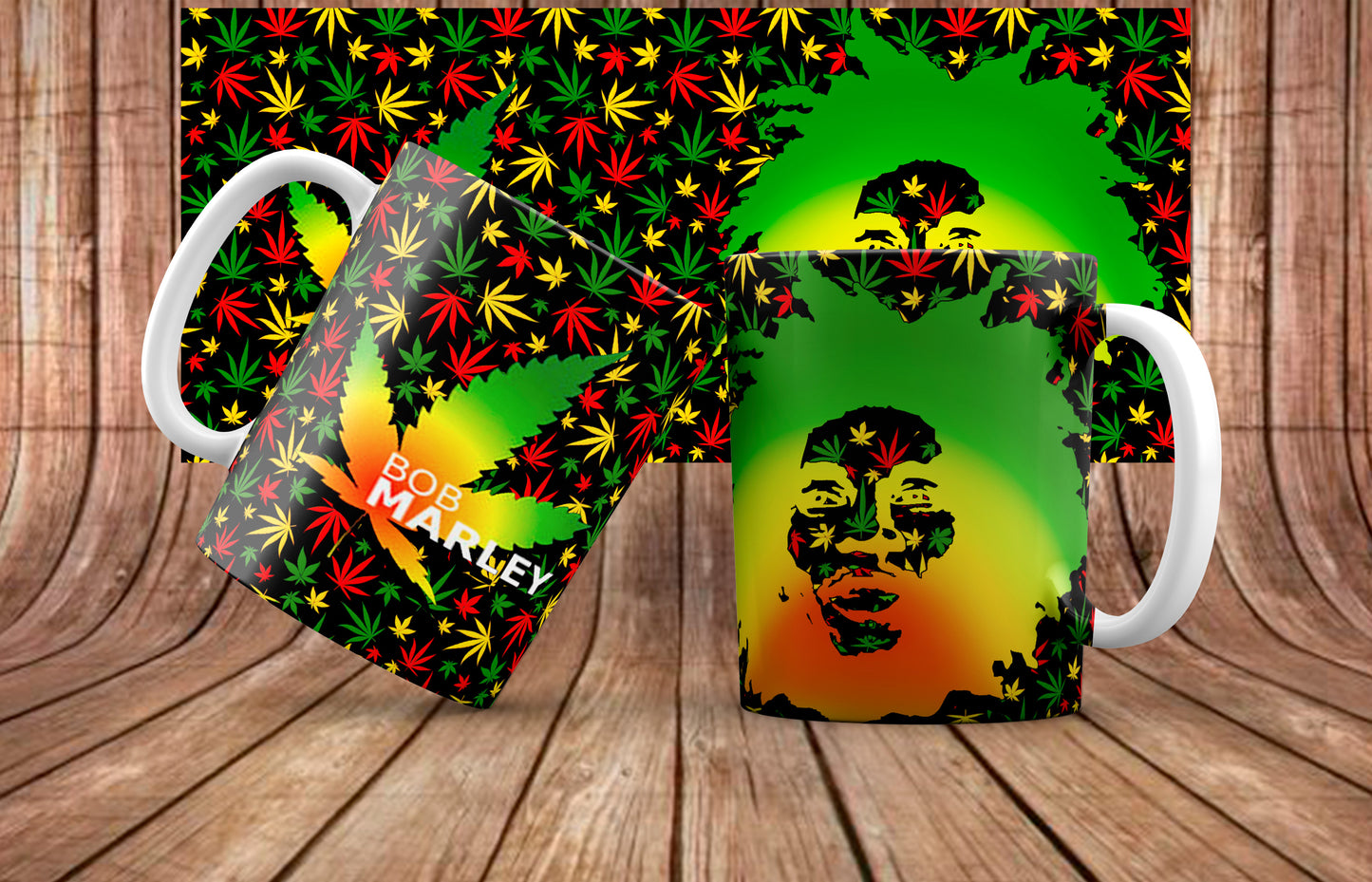 Bob Marley Mug Sublimation Images Bundle 11/15oz