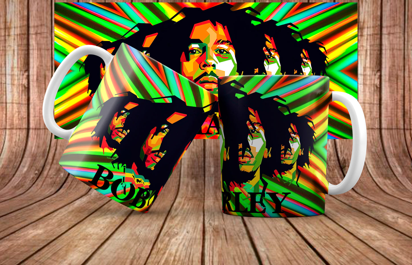 Bob Marley Mug Sublimation Images Bundle 11/15oz