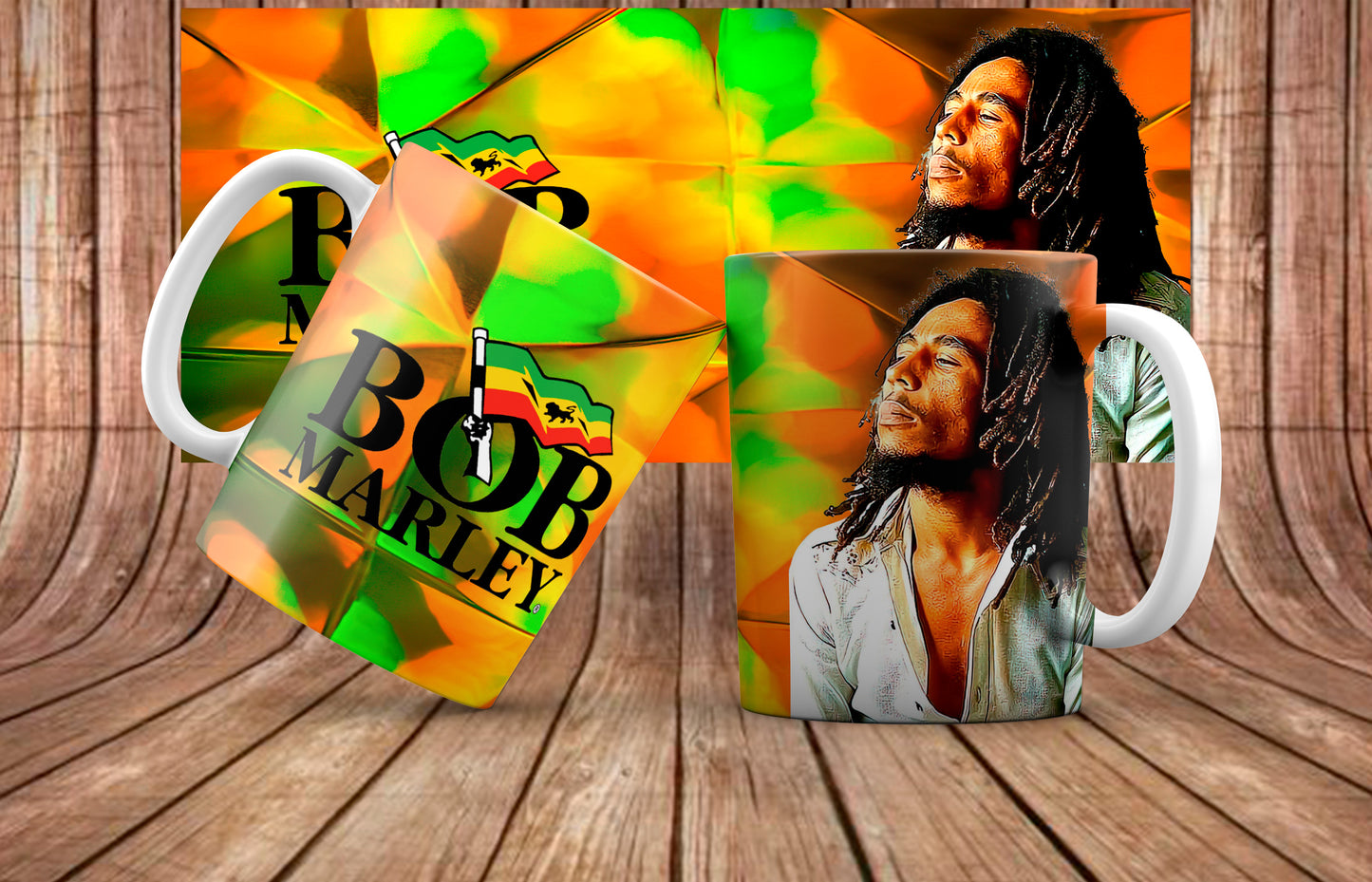 Bob Marley Mug Sublimation Images Bundle 11/15oz