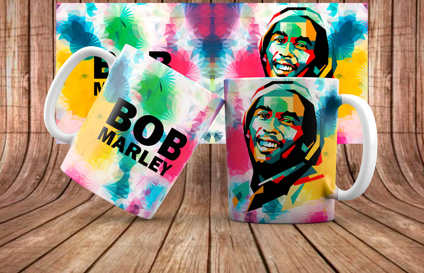 Bob Marley Mug Sublimation Images Bundle 11/15oz