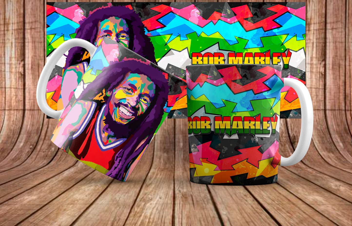 Bob Marley Mug Sublimation Images Bundle 11/15oz