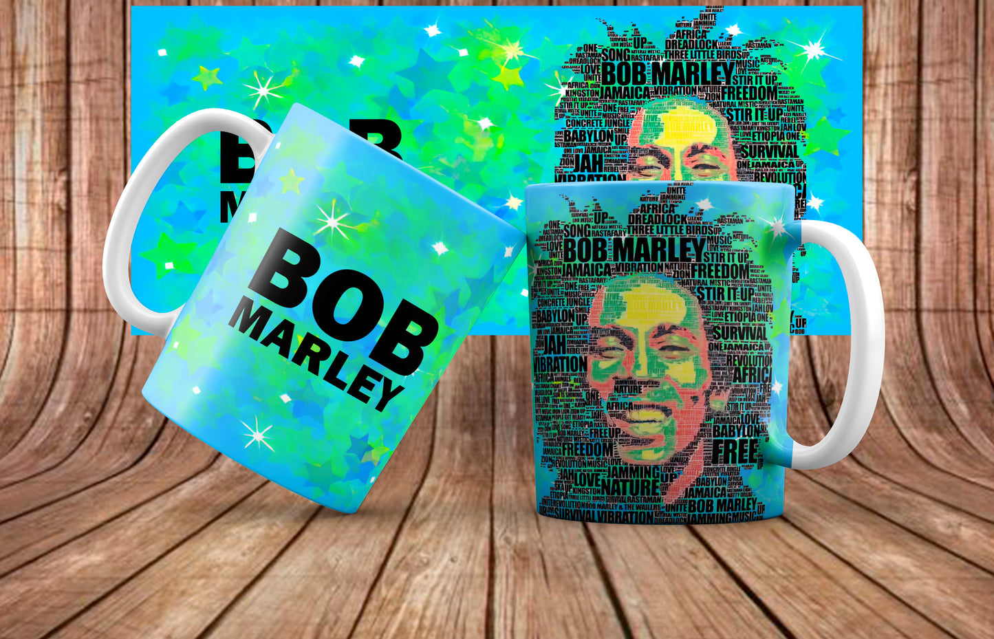 Bob Marley Mug Sublimation Images Bundle 11/15oz