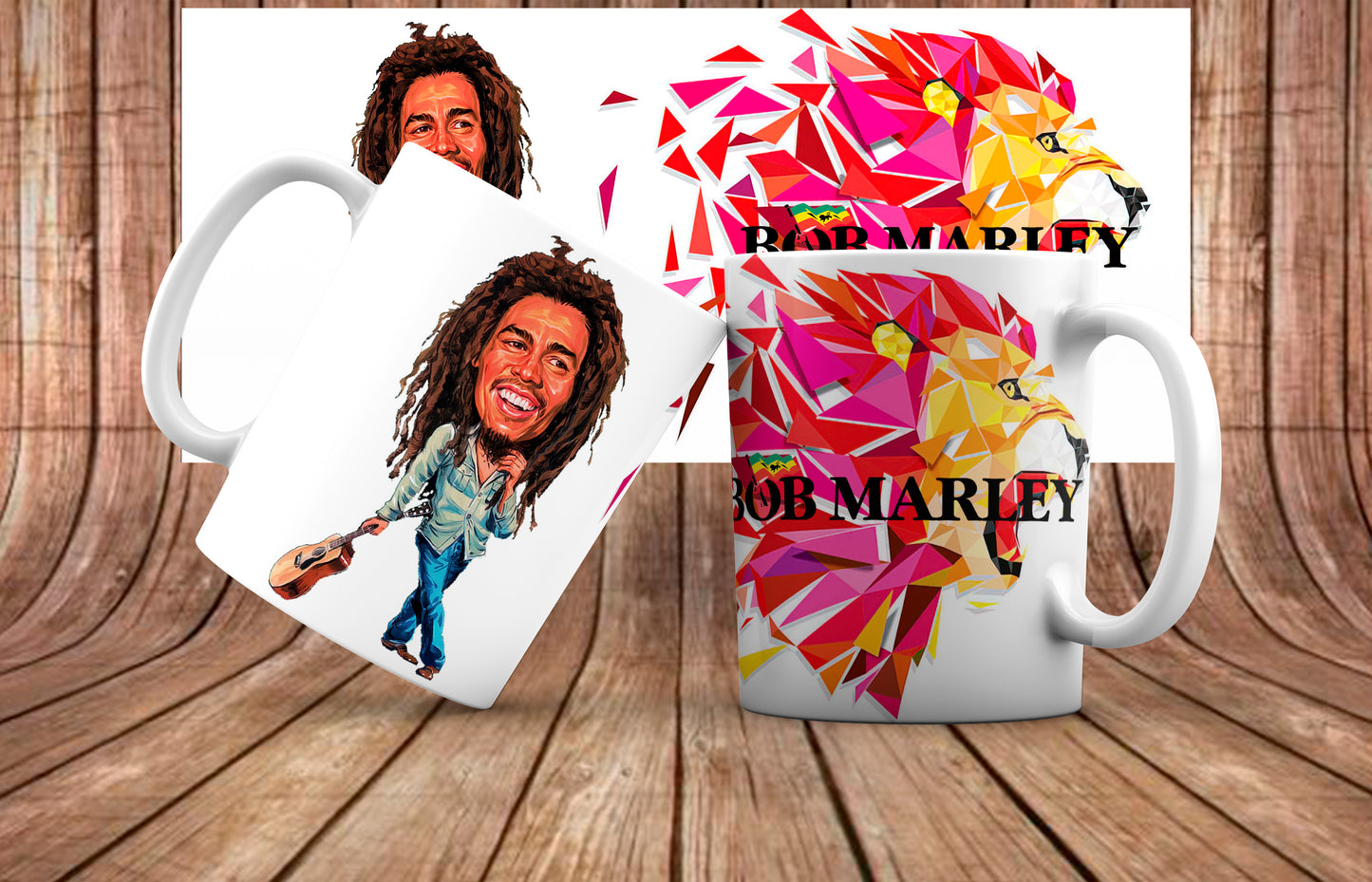 Bob Marley Mug Sublimation Images Bundle 11/15oz