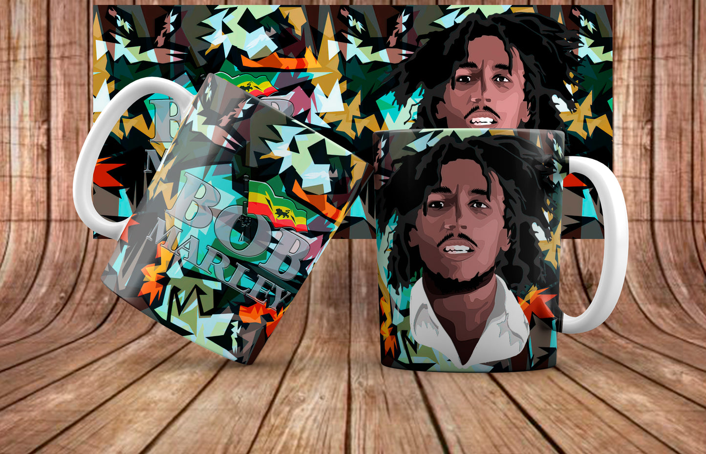 Bob Marley Mug Sublimation Images Bundle 11/15oz