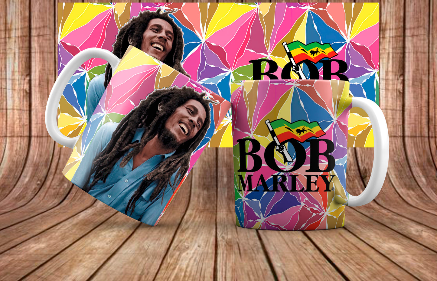 Bob Marley Mug Sublimation Images Bundle 11/15oz