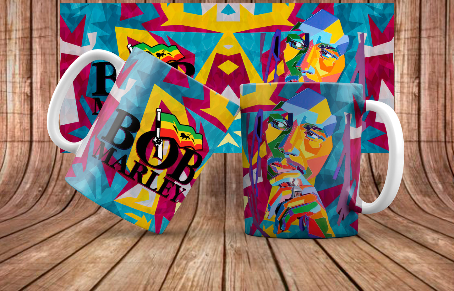 Bob Marley Mug Sublimation Images Bundle 11/15oz