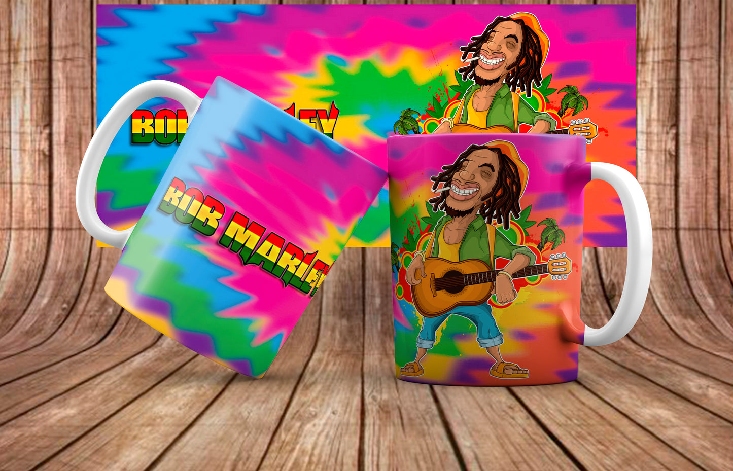 Bob Marley Mug Sublimation Images Bundle 11/15oz