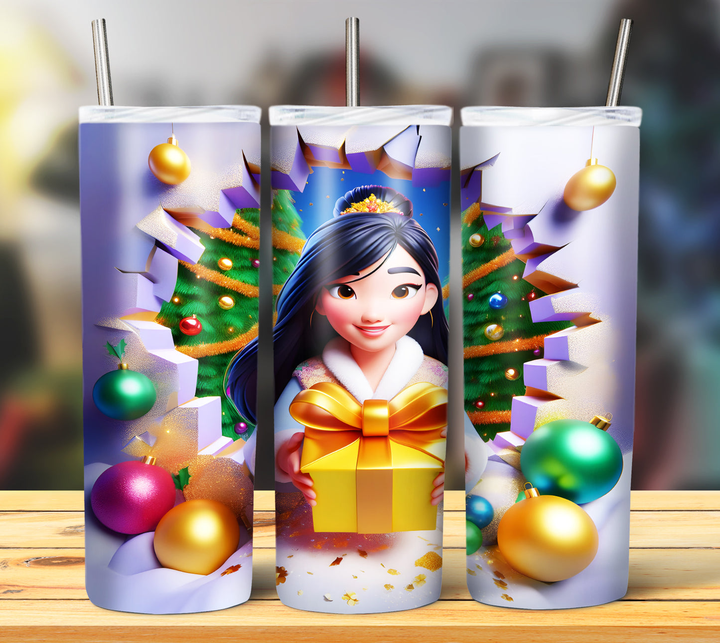 60+ 3D Christmas Sublimation 20oz Images Bundle