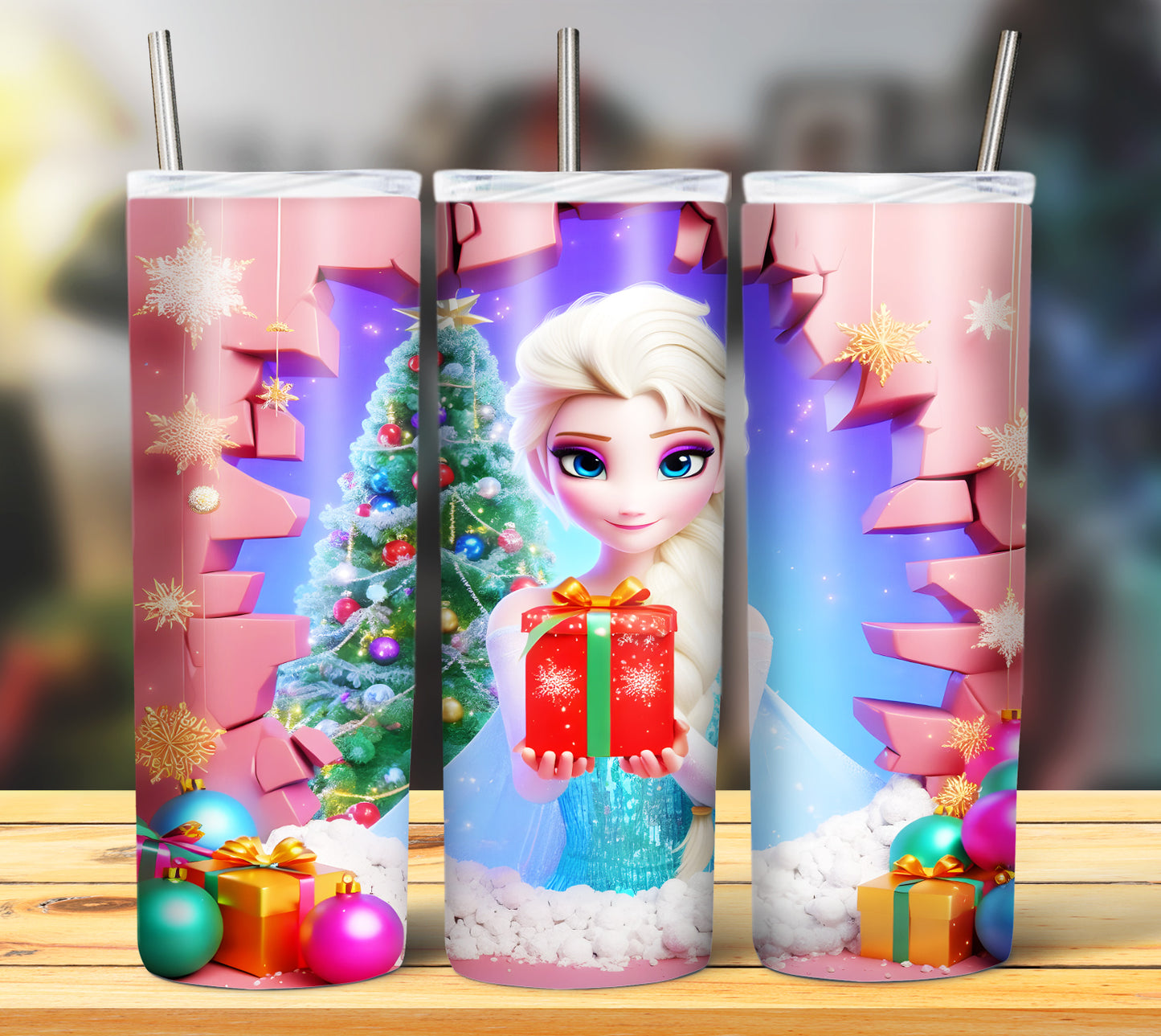 60+ 3D Christmas Sublimation 20oz Images Bundle