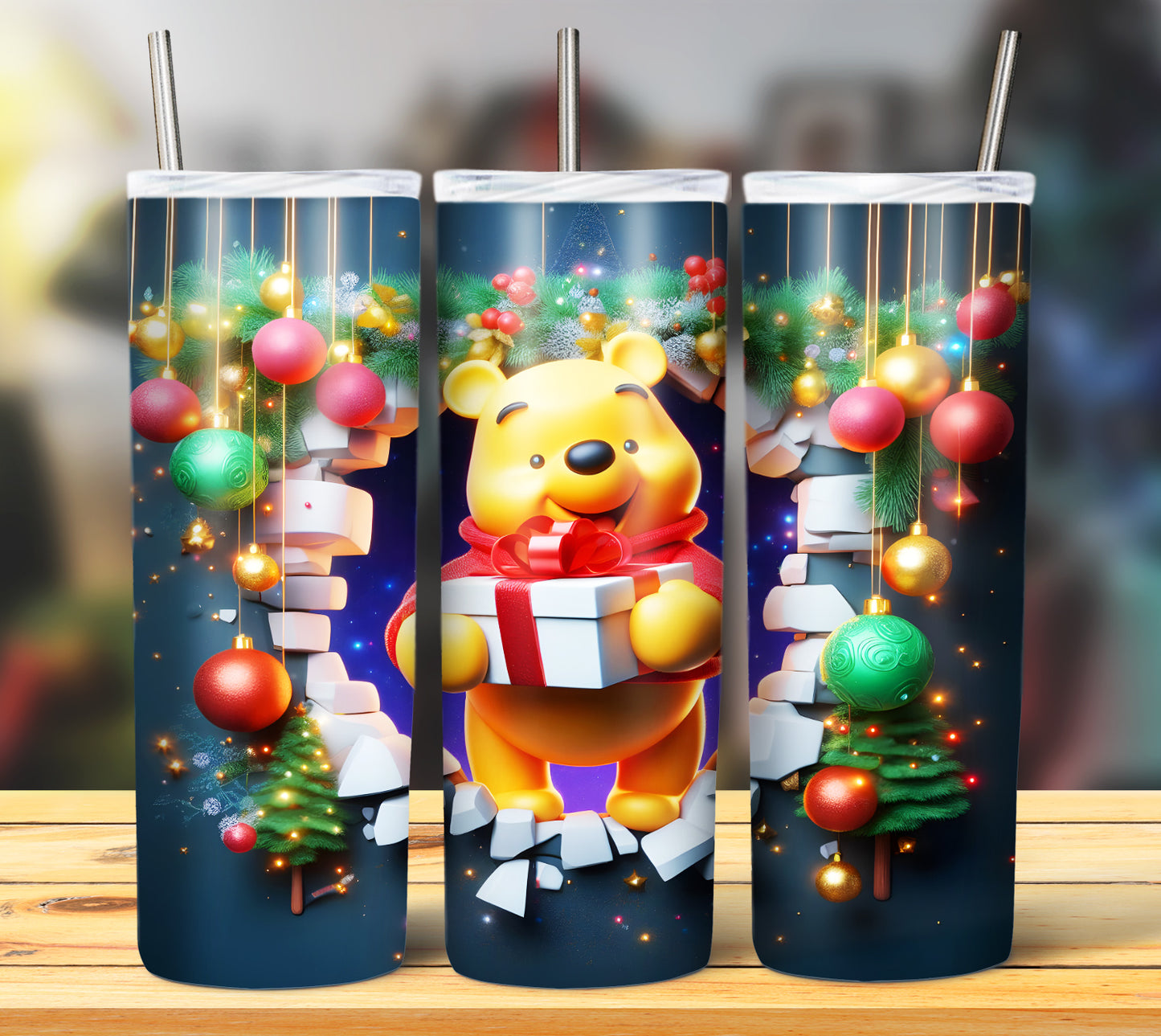 60+ 3D Christmas Sublimation 20oz Images Bundle