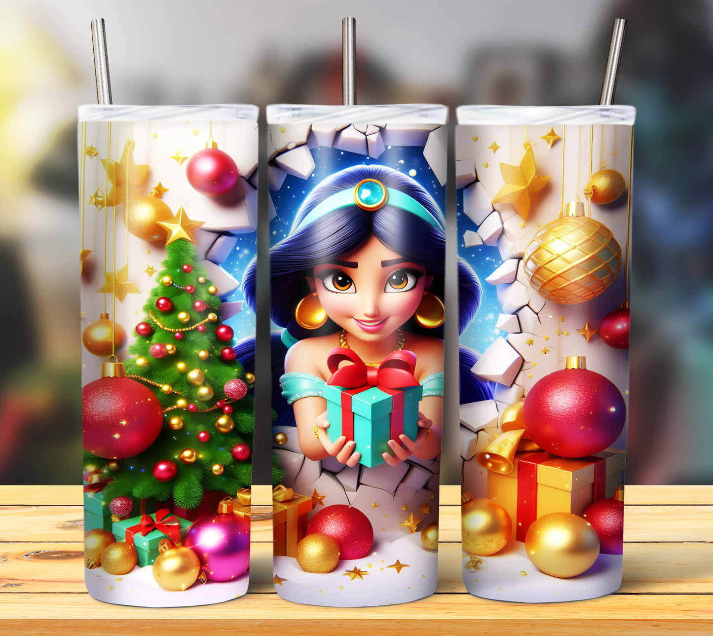 60+ 3D Christmas Sublimation 20oz Images Bundle