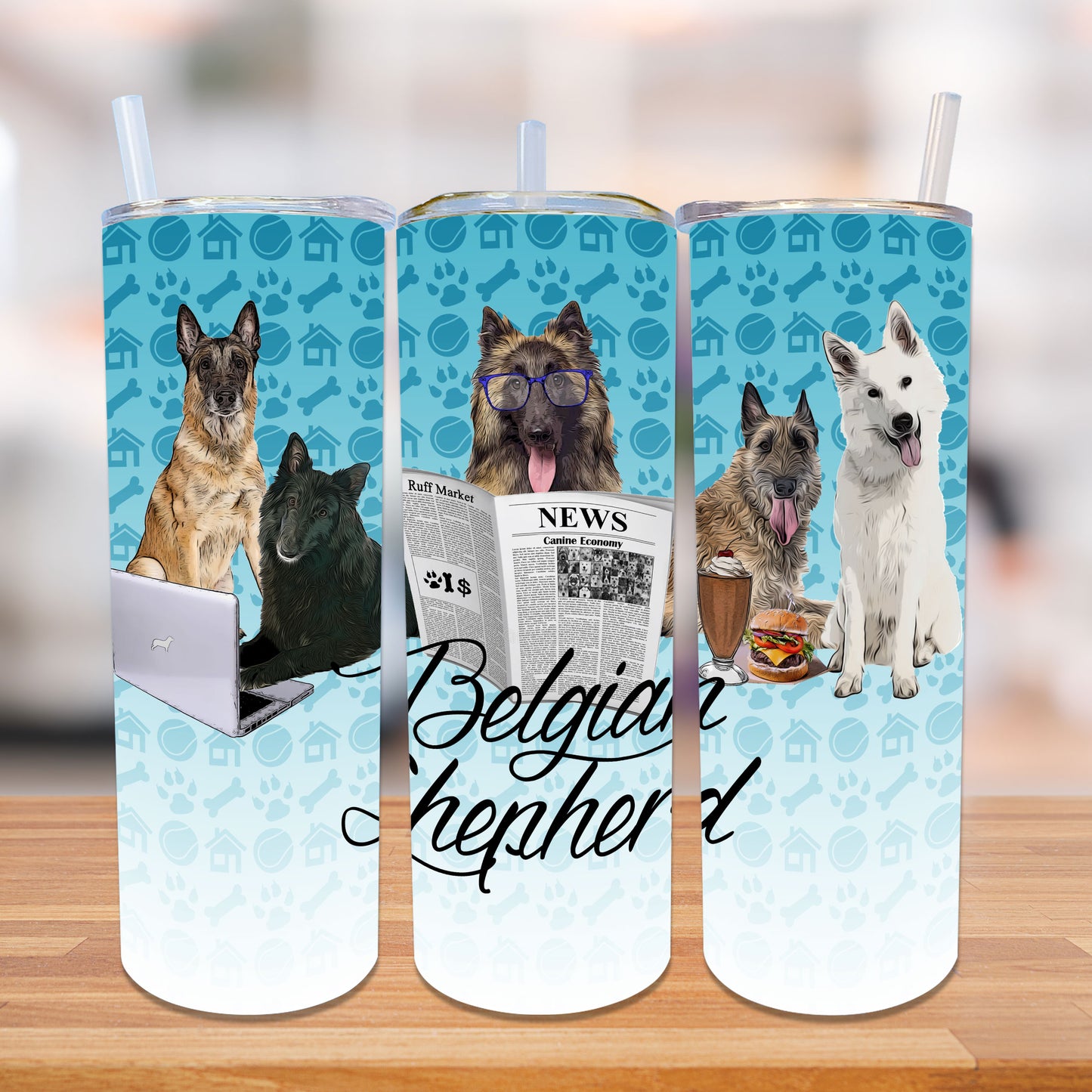 55 Dog Breeds Sublimation Tumbler Images Bundle 20 oz