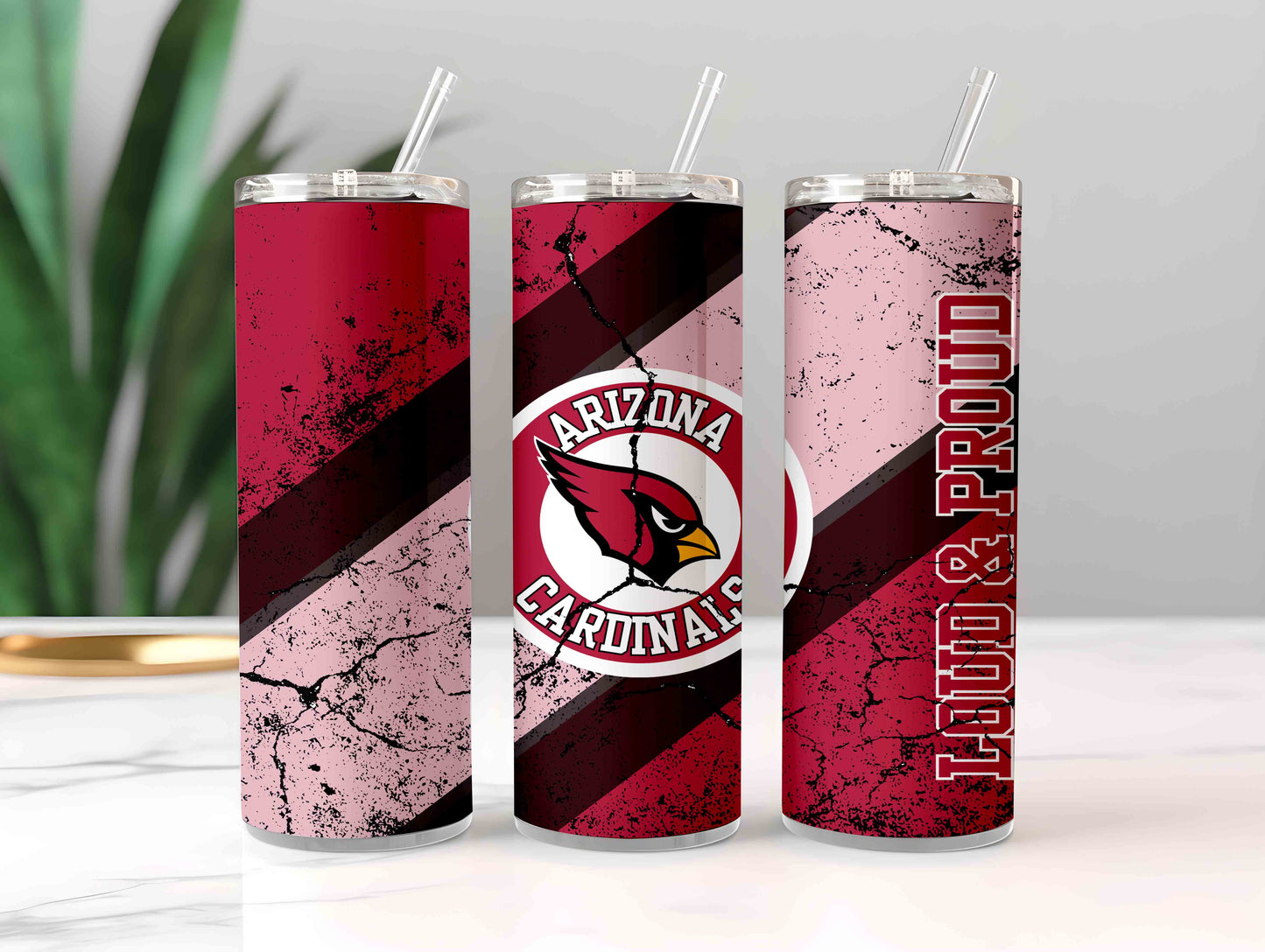 Football 20oz Sublimation Tumbler Image