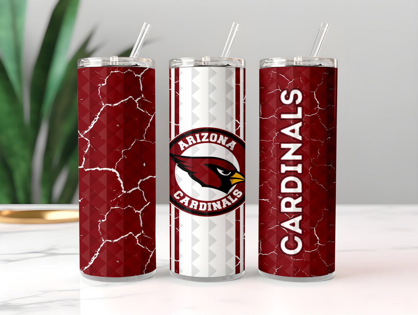 Football 20oz Sublimation Tumbler Image