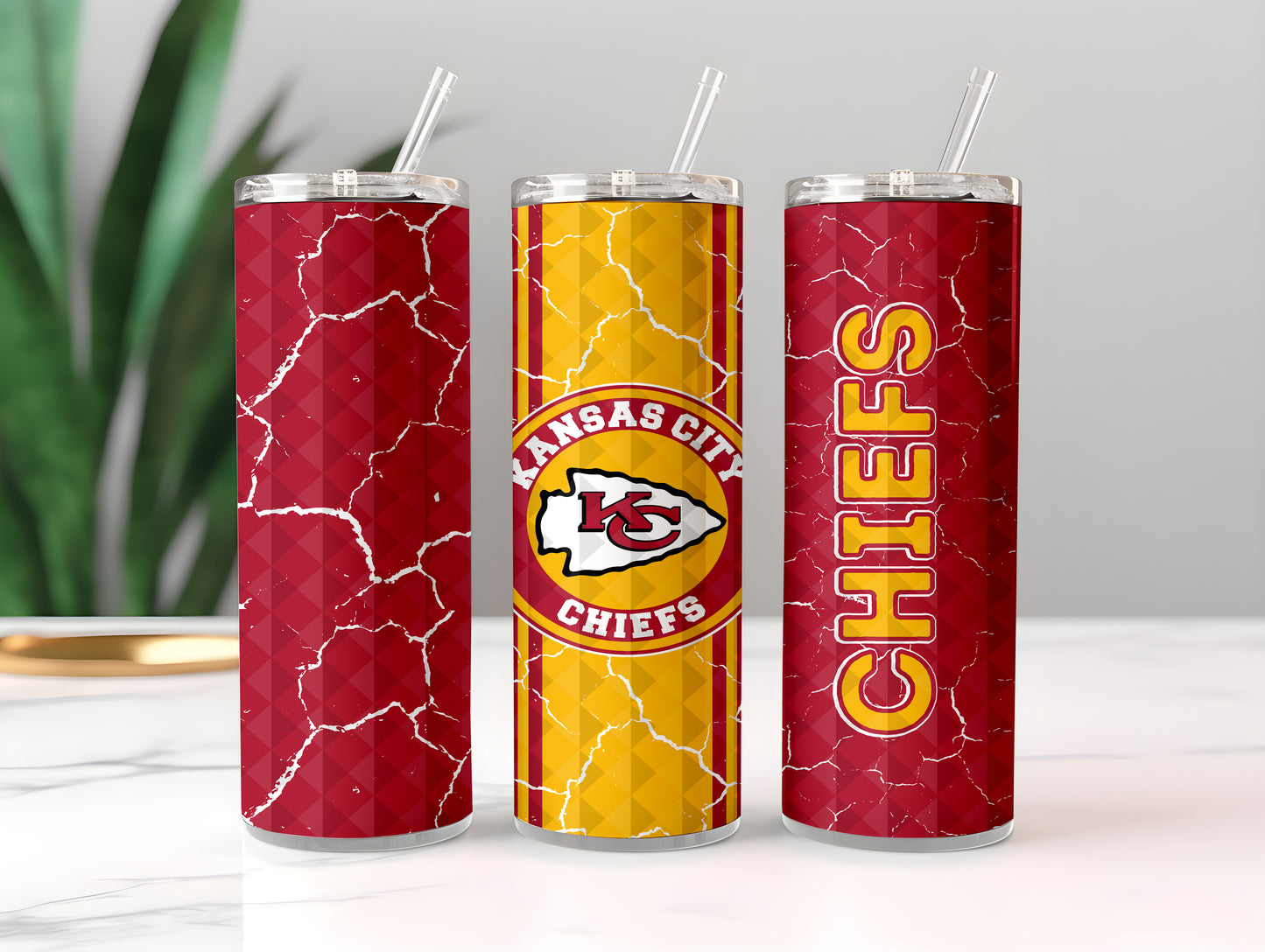 Football 20oz Sublimation Tumbler Image