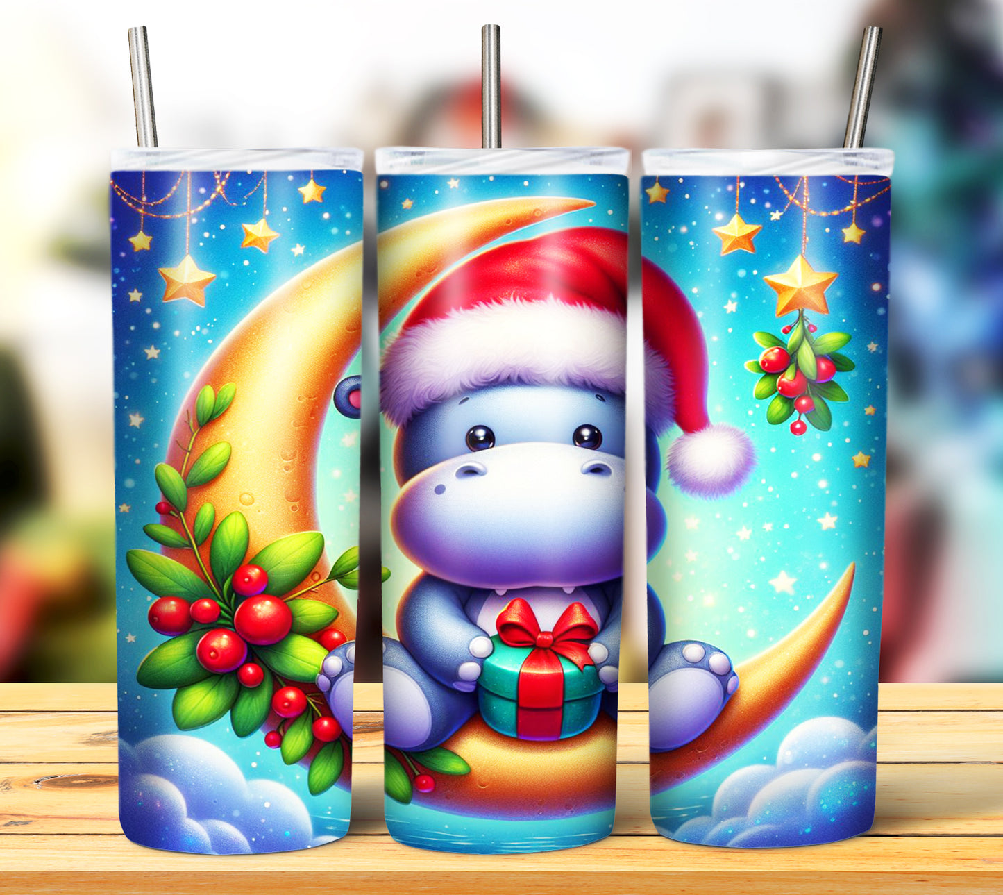 Christmas Animals Sublimation 20oz Images Bundle